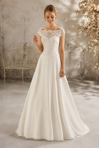 Brautkleid ivory a linie - ivory, –
