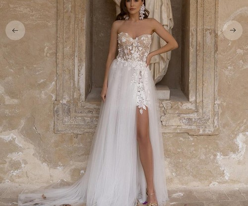 Kurzes spitze brautkleid - kurzes,