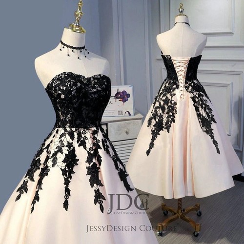 Knielanges spitze brautkleid - knielanges,