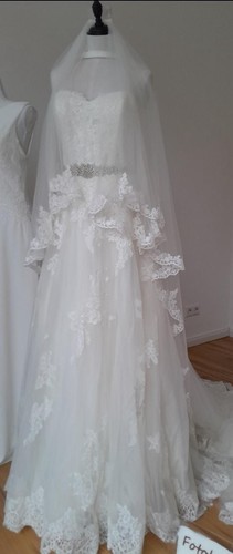Brautkleid 38 schulterfrei - brautkleid,
