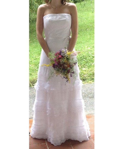 Boho brautkleid weiß - boho-brautkleid, gr.