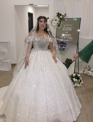 Schulterfreies ballkleid - schulterfreies,