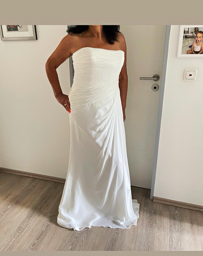 Brautkleid pronovia chiffon - brautkleid,