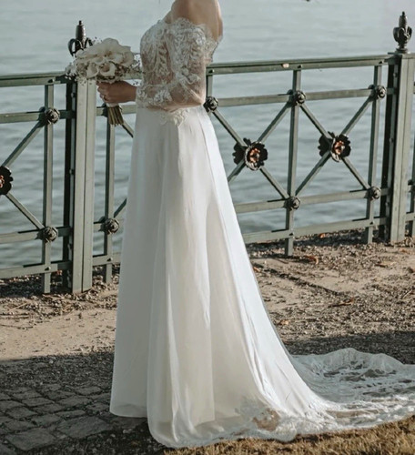 Brautkleid elfenbein - brautkleid, s