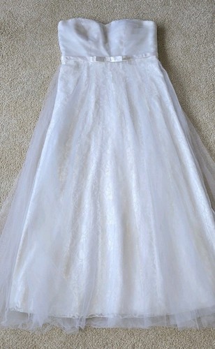 Brautkleid mit schal - mit,