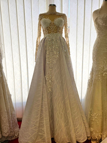 Brautkleid linie weiß - brautkleid, a-linie